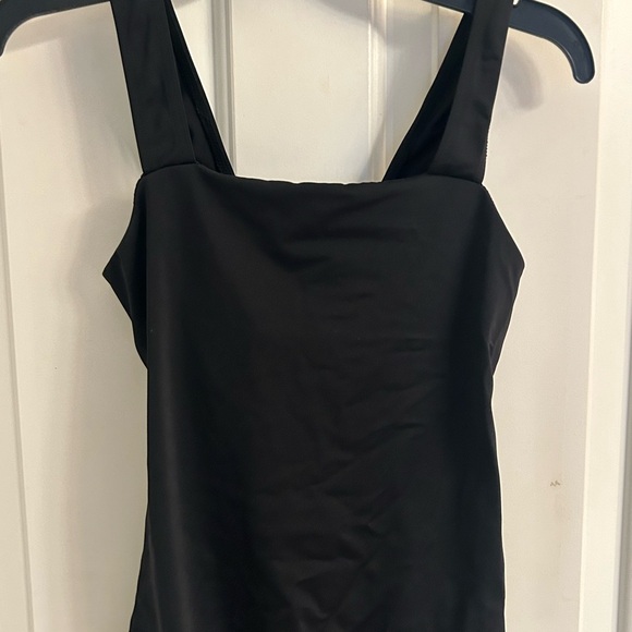 Balera Black Wide Strap Camisole Leotard - Picture 2 of 10